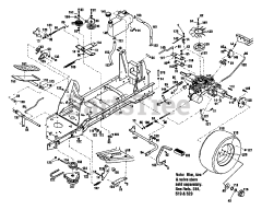 Troy-Bilt 13040 - Troy-Bilt Garden Tractor, Hydro Drive (SN: 130400100101 & Above)
