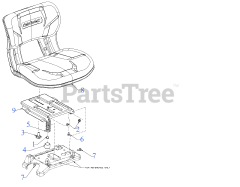 Cub Cadet CC 30 H (13AC21JDA10) - Cub Cadet Hydro Mini Rider (2023) Seat
