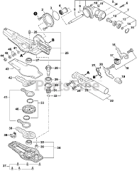 Shindaiwa 66003 (99922205135) - Shindaiwa Articulating Hedge Trimmer Attachment (SN: U03000001001 - U03000999999)