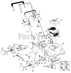 ServiStar 114-108A105 - ServiStar Walk-Behind Mower (1994) (American Hardware)
