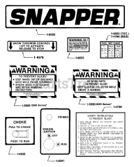 Snapper 3200 (85813) - Snapper 20" Snow Thrower, 3hp