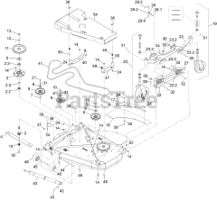 Exmark LZS86TDYM12RW0 - Exmark 144" Lazer Z Diesel Zero-Turn Mower, Yanmar 3TNV86CT (SN: 417930746 & Above) (Rev A) (2025)