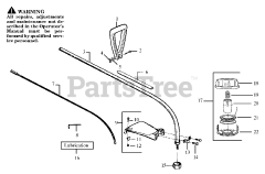 Weed Eater HP 22 - Weed Eater String Trimmer Cutting Head Assembly