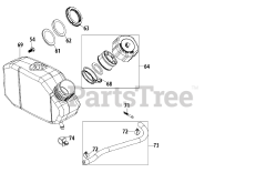 MTD 6X65RU - MTD OHV Engine 6X65RU Fuel Tank