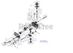 Cub Cadet RZT-SX 42 EFI (17AWCBYS010) - Cub Cadet 42" RZT Zero-Turn Mower, Fab Deck, EFI (2020) Transmission (LH)