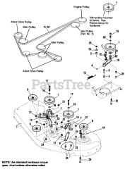 Simplicity 1691663 - Simplicity 48" Mower Deck 42" &amp; 48" Mower - Drive
