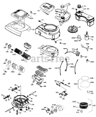 Craftsman 143.985512 - Craftsman Engine, Made by Tecumseh Engine Parts List #LEV_PG2