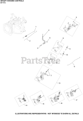 Kohler XT173-0088 - Kohler Courage XT-7 Series Engine, Made for Husqvarna, 8.0 ft-lbs, 173cc 09 Engine Controls