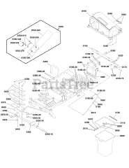 Snapper 1697408A-00 - Snapper Twin Grass Catcher for ZT Mower