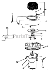 Cub Cadet 805 (136-192-100) - Cub Cadet Lawn Tractor Engine Electrical