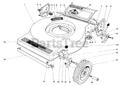 Toro 16880 - Toro Walk-Behind Mower (SN: 002000001 - 002999999) (1982) Mower Housing (model No. 16880)