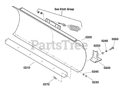 Simplicity 1697136-00 - Simplicity 60" Dozer Blade & Hitch