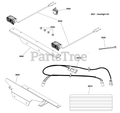 Ferris 5601109 - Ferris LED Headlight Kit