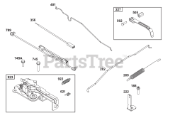 Briggs & Stratton 125P05-0064-01 - Briggs & Stratton Vertical Engine Controls Group