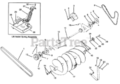 Toro 79262 - Toro 42" Snow Thrower for 260 Series Tractors (SN: 049000001 - 049999999) (1994)