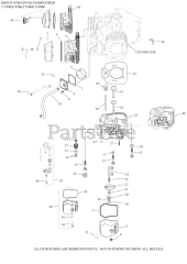 Kohler CV960-2002 - Kohler Command PRO Engine, Basic Version, 36hp, 26.9kW 04 CylinderHead/Breather