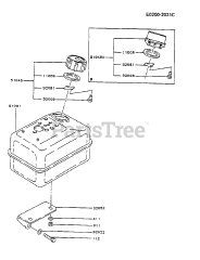 Kawasaki FA130D-AS21 - Kawasaki Engine FUEL-TANK/FUEL-VALVE