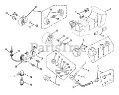 Snapper 211 SST (86228) - Snapper String Trimmer Fuel Tank, Filter, Primer Pump &amp; Clutch