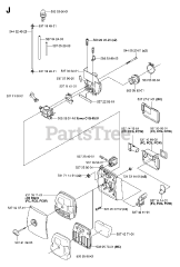 Jonsered BC 2145 - Jonsered Brushcutter (2006-01) CARBURETOR AIR FILTER