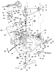MTD 19798S - MTD Mower Deck Assembly Only (1985)