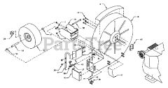 Gravely 947030 - Gravely Blower, 5hp Honda (SN: 000101 & Above)