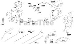 Briggs & Stratton 257707-0149-01 - Briggs & Stratton Vertical Engine Controls