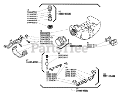 Shindaiwa T 25 - Shindaiwa String Trimmer Fuel Tank