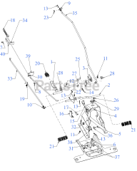 Cub Cadet CC 30 H (13AC21JDA10) - Cub Cadet Hydro Mini Rider (2023) Pedals