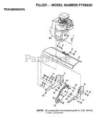 Electrolux/AYP FYX 850 D - Electrolux/AYP Tiller
