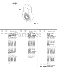 Briggs & Stratton 243431-0639-XX - Briggs & Stratton Horizontal Engine