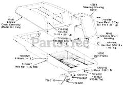 MTD 135-500-000 - MTD Lawn Tractor (1985)