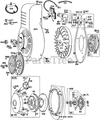 Briggs & Stratton 233461-0219-XX - Briggs & Stratton Horizontal Engine