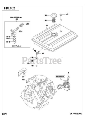 Subaru Robin EH410D23050 (EH41) - Subaru Robin Engine 602 Fuel &amp; Lubricant