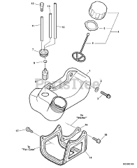 Echo PPF-210 - Echo Pole Saw (SN: E08112001001 - E08112999999) Fuel System