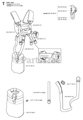 Husqvarna 343 F - Husqvarna Brush Cutter (SN: 20043100001 - 20064000000) HARNESS 2