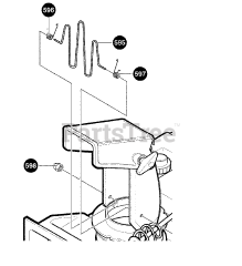 Murray 620301x54C - Murray 20" Snow Thrower (2001) Chute Guard