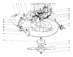 Toro 56036 - Toro 25" Premium Keylectric Rear-Engine Riding Mower (SN: 006000001 - 006999999) (1976)
