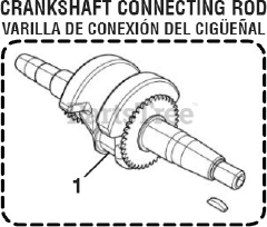 PowerStroke PS 903500 A - PowerStroke 3500 Watt Generator General Assembly - Crankshaft Connecting Rod