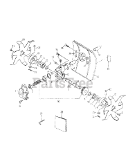 Cub Cadet 535 (590-535-150) - Cub Cadet Tiller Attachment for ST Series (2001) att2 Cultivator Assembly