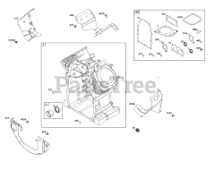 Briggs & Stratton 386447-0443-G1 - Briggs & Stratton Horizontal Engine