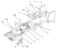 Toro 72064 (265-H) - Toro Lawn & Garden Tractor (SN: 069000001 - 069999999) (1996)