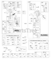 Briggs & Stratton 31R977-0010-B1 - Briggs & Stratton Vertical Engine CARBURETOR, FUEL SUPPLY, KIT - CARBURETOR OVERHAUL