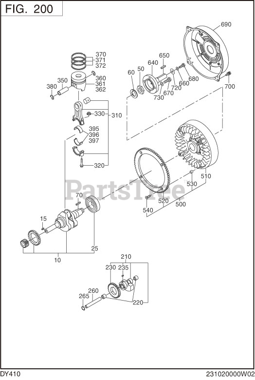 Subaru Robin DY410D85870 DY41