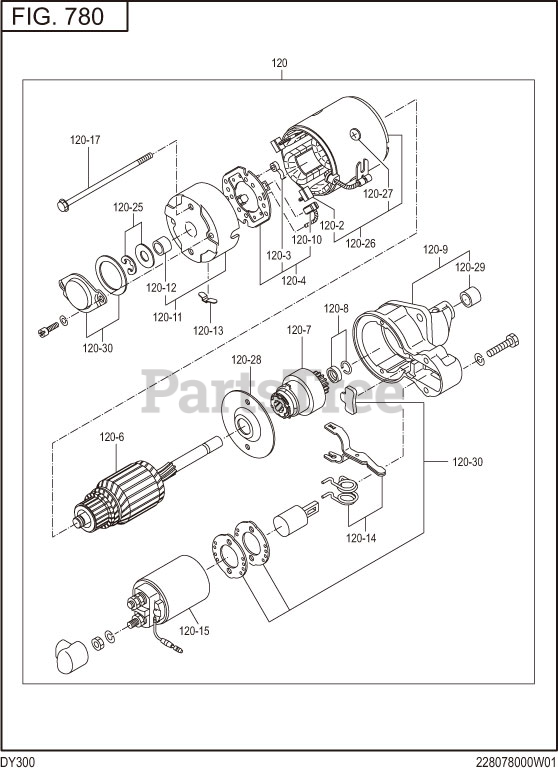 Subaru Robin DY300D80060 DY30