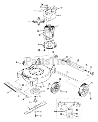 Snapper 19E05 (83548) - Snapper 19" Walk-Behind Mower, 3hp
