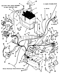 Toro B3-08B391 (108-3) - Toro Rear-Engine Riding Mower (1987) Electrical System