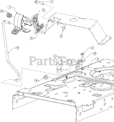 Craftsman 247.203754 (13AL78XT299) - Craftsman T1600 Lawn Tractor (2016) Controls