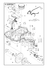 Husqvarna 265 ACX - Husqvarna Automower Robotic Lawn Mower (2014-01) CHASSIS LOWER