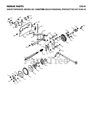 Husqvarna 14527 SB LS - Husqvarna 27" Snow Blower (2009-08) DRIVE