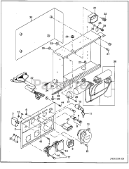 Subaru Robin RGV10K36040 - Subaru Robin Generator 2400 Control Germany &amp; BS Receptacle